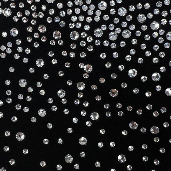 New Generation Love Crepe Crystal Mini Dress Wedding Guest Date Night NYE Sexy - Picture 3 of 6